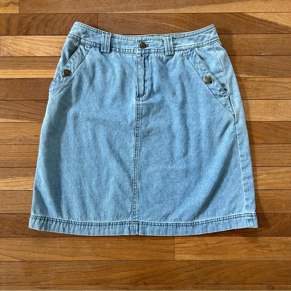 90’s Denim Mini Skirt | Khakis International Design | Vintage Y2K Size 6